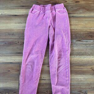 Girls Size 8 (130 cm) Pink Corduroy Hanna Anderson pants